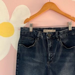 ASOS high waisted skinny stretch jeans dark denim navy size 30